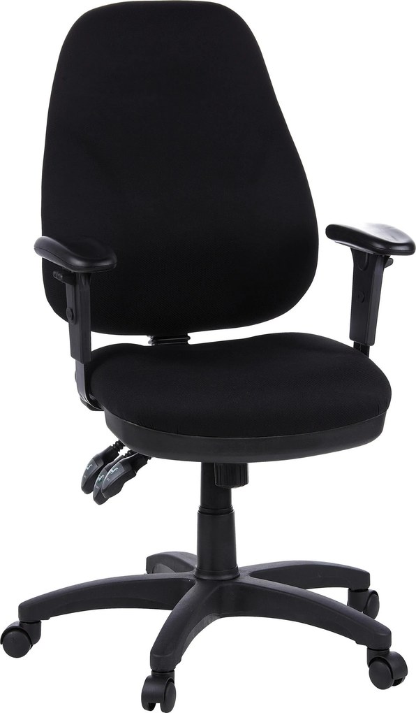 XXXLutz OTOČNÁ STOLIČKA, plochá tkanina, čierna MID.YOU - Online Only kancelárie - 001918070101