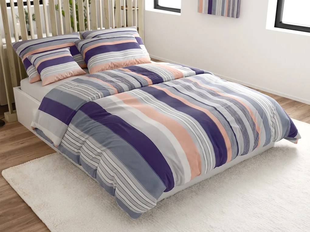 Bavlnené obliečky NABON sivé