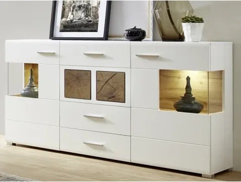 Široká komoda Fun plus, s osvetlením%