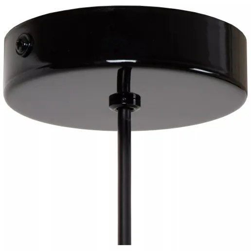 Lucide 74417/01/30 - Luster na lanku MACARONS 1xE27/40W/230V pr. 24,5 cm čierna