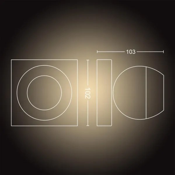 Philips 50471/30/P9 - LED Stmievateľné bodové svietidlo Hue BUCKRAM 1xGU10/5W/230V