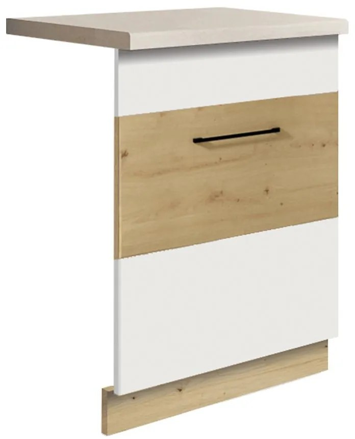 Skrinka do kuchyne Infinity ZM60 WHITE ARTISAN