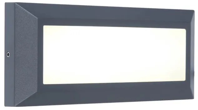 Vonkajšie LED nástenné osvetlenie HELENA, 10,5W, denná biela, IP54, sivé Lutec HELENA 5191601118