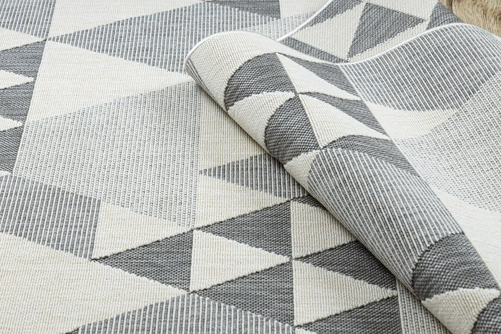 Koberec SPRING 20409662 trojuholníky Sisalový -  krémový