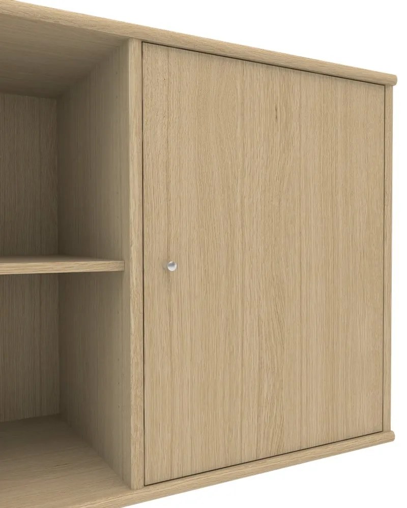 Nízka závesná komoda v dekore duba v prírodnej farbe 133x61 cm Mistral – Hammel Furniture