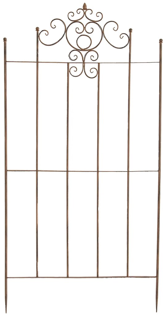 2x Mriežka na popínavé rastliny Paula - 180 x 85,5 cm - Hnedá antik