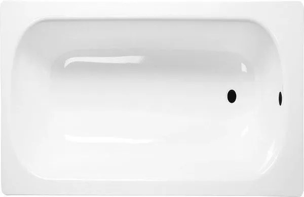 Aqualine Aqualine, Smaltovaná vaňa 105x65cm, biela, V105X65