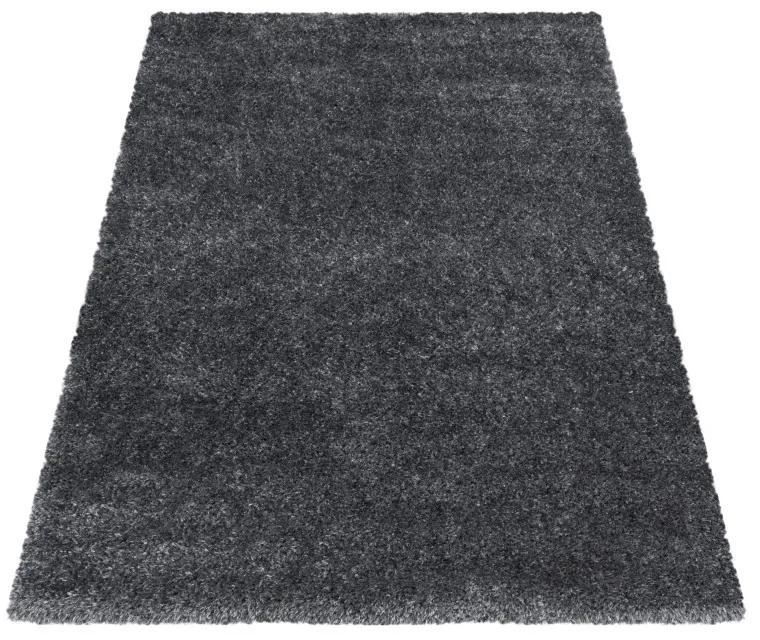 Ayyildiz koberce Kusový koberec Brilliant Shaggy 4200 Grey - 60x110 cm