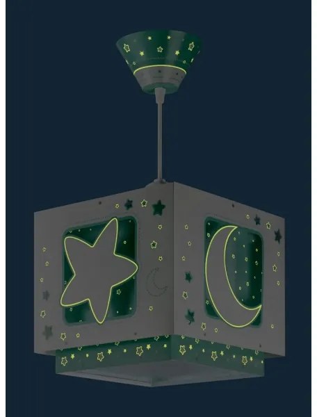 Dalber D-63232H - Detský luster MOONLIGHT 1xE27/60W/230V