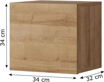 Zostava do obývacej izby Virgo - zlatý dub