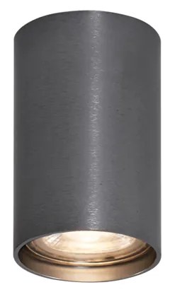 Moderné prisadené bodové svietidlo Gunmetal GU10 50mm - Tuba
