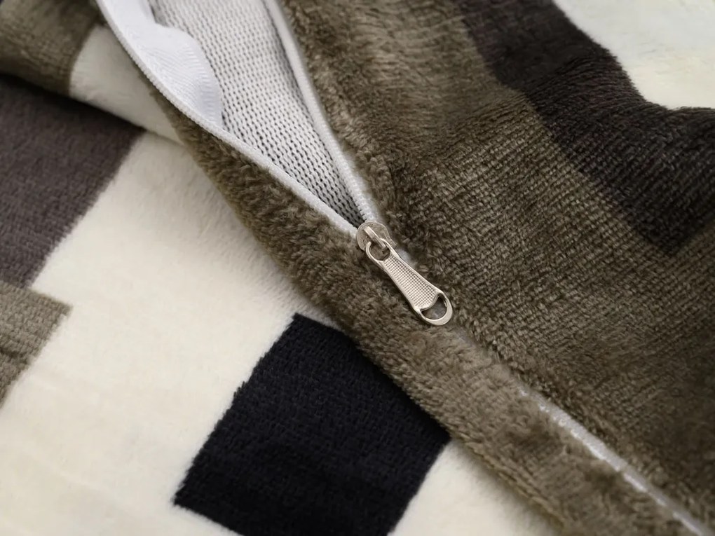 AKCIA Mikroplyšové obliečky LUXOR bielo-sivé II.akosť Rozmer obliečky: 70 x 90 cm | 140 x 200 cm