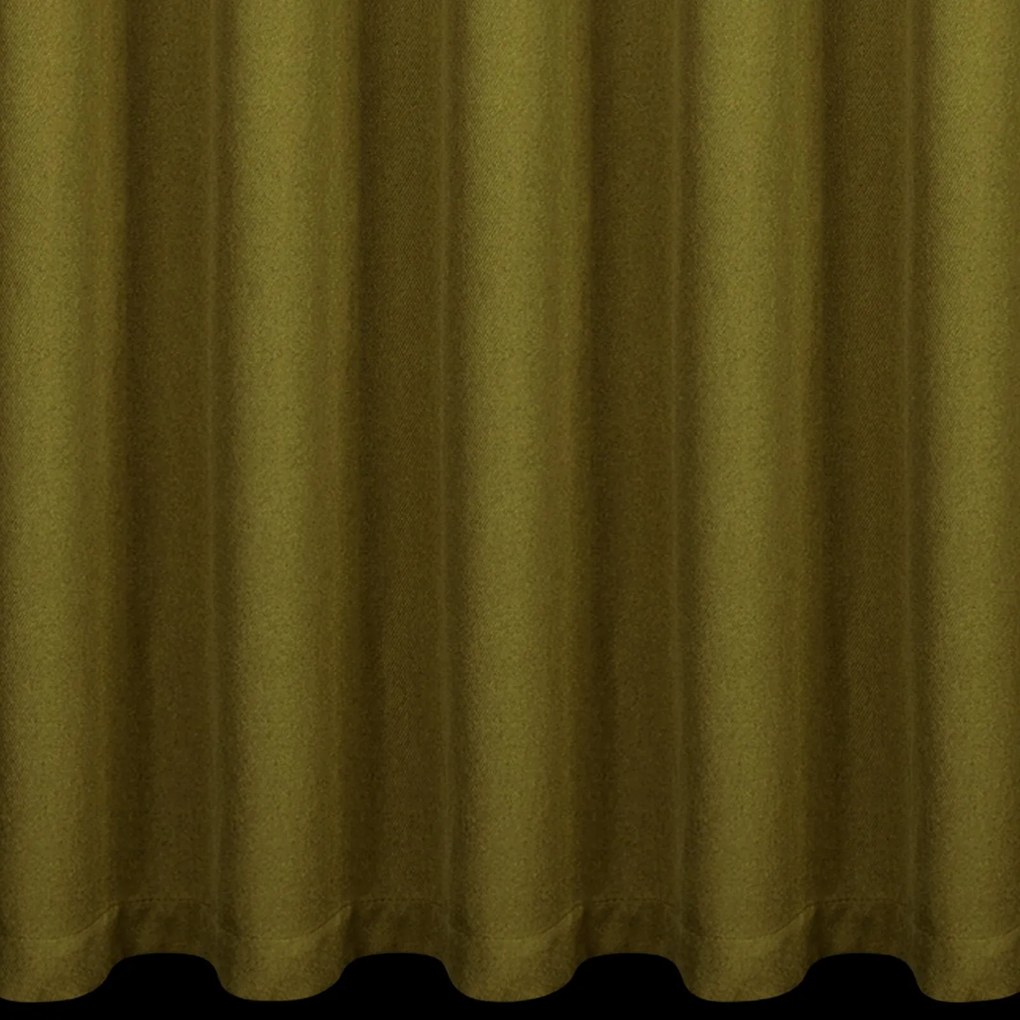 ZÁVES NA PÁSKE OLENA 140X270 CM TMAVOOLIVOVÁ