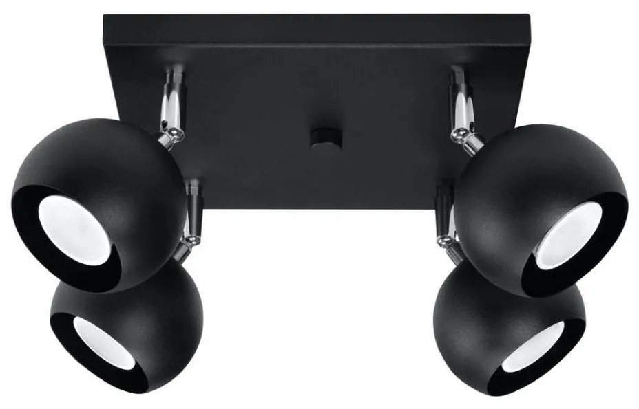 Sollux SL.0446 - Stropné bodové svietidlo OCULARE 4xGU10/10W/230V