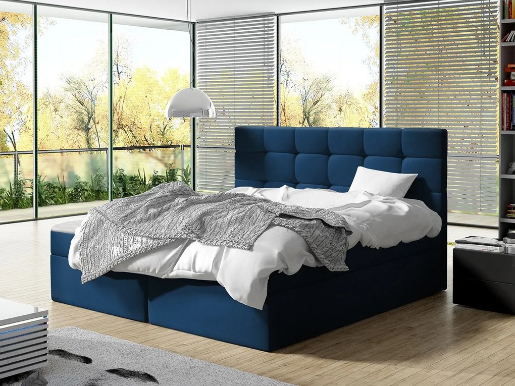 Manželská posteľ Boxspring 160 cm Cinara (manila 26). Vlastná spoľahlivá doprava až k Vám domov. 1054115