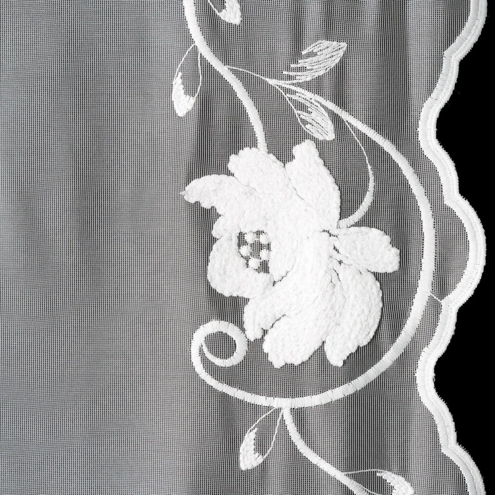 ZÁCLONA NA PÁSKE LETI, SADA 2 KS 140X270 CM KVETY