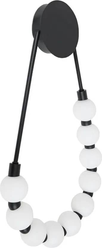 Toolight Toolight, LED nástenné svietidlo 8W, 4000K, APP1661-W, čierna-biela, OSW-03666