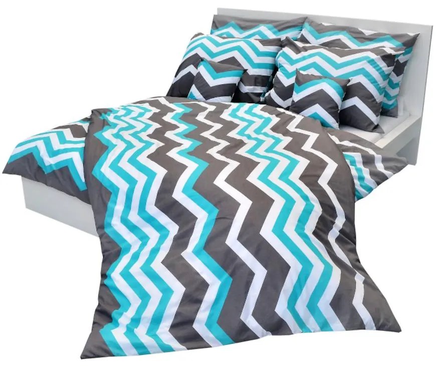 Bavlnená  saténová  posteľná  bielizeň  70x90/140x200  191