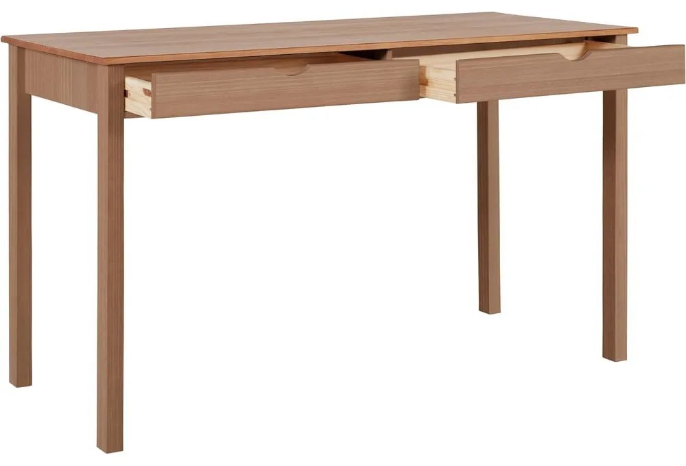 Pracovný stôl z borovicového dreva Støraa Gava, dĺžka 140 cm