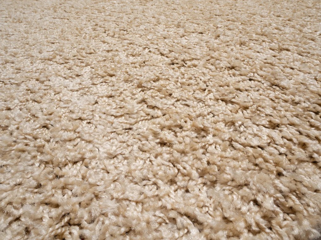 Mono Carpet, Kusový koberec Efor Shaggy 2226 Beige, 80x150, béžová, obývacia izba