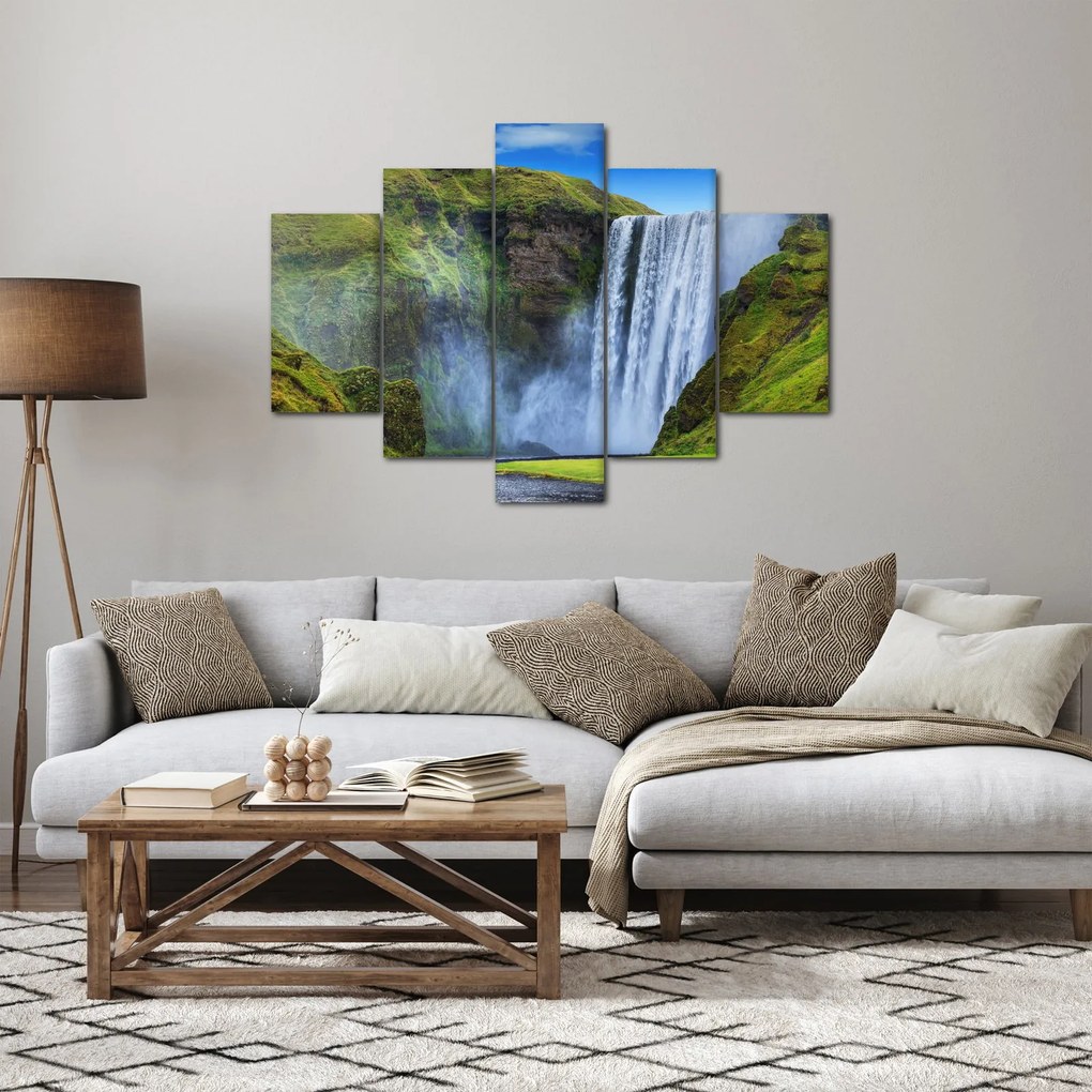 Obraz - Vodopád Seljalandsfoss (150x105 cm)