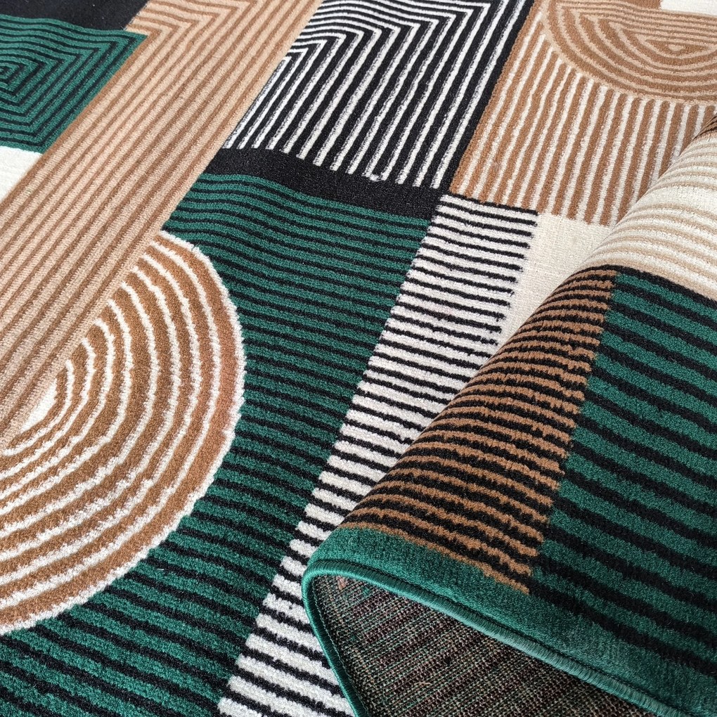 DY BCF Alfa 18 zelený koberec Rozmer: 150x210 cm