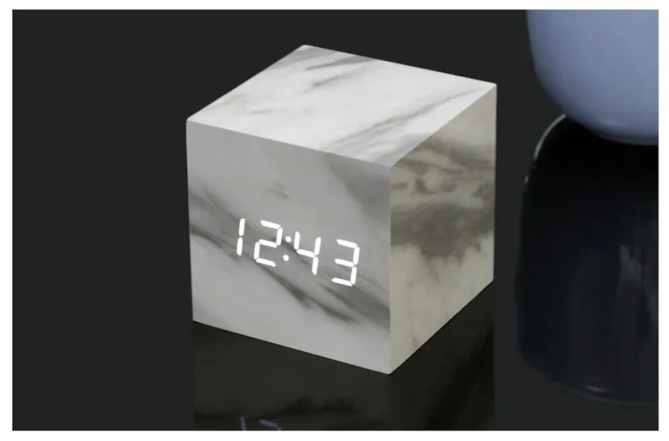 Digitálny budík Cube Click – Gingko