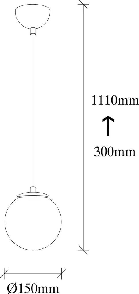 Stropné svietidlo UZUM I čierne