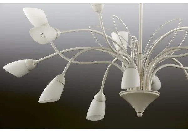 Jupiter 2062 - Luster na reťazi GLORIOSA 15xG9/14W/230V krémový