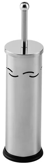 BISK Erga Basic, nerezová WC kefa na postavenie, chróm, ERG-02478