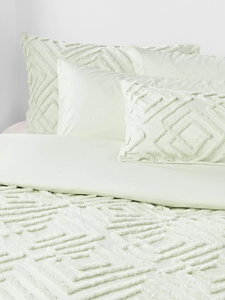 Obliečka na paplón z bavlneného perkálu's tuftovaným dizajnom Phil