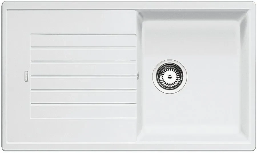 Blanco Zia 5 S, silgranitový drez 860x500x190 mm, 1-komorový, biela, 520515