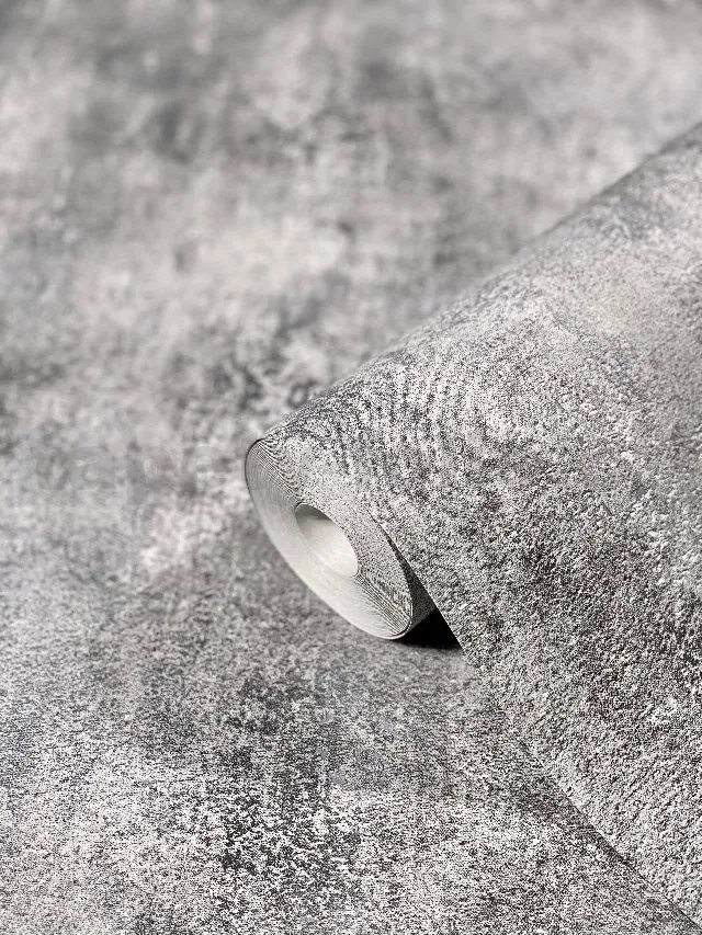 Vliesové tapety na stenu Hailey 82245, rozmer 10,05 m x 0,53 m, betón tmavo sivý, NOVAMUR 6798-20