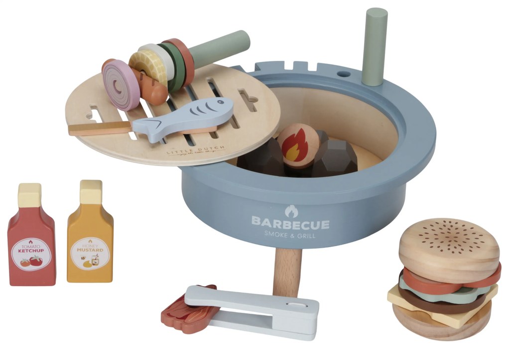 Barbecue sada drevená