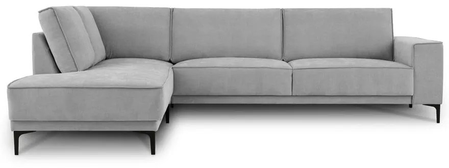 Sivá rohová pohovka (ľavý roh/do L) Copenhagen – Scandic