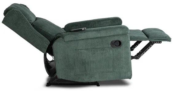 Masážne kreslo ANDREA, zelený menčester