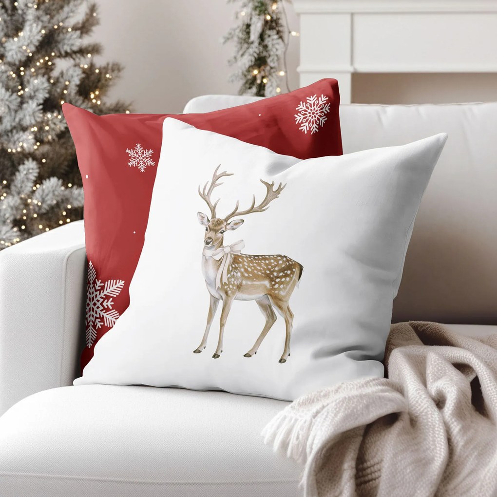 Goldea dekoračná obliečka na vankúš - daniel s mašľou 45 x 45 cm