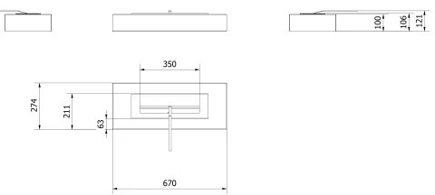 Kratki INDIA/MAX/CZARNY/TUV - BIO krb INDIA/MAX 10x67 cm 3kW čierna