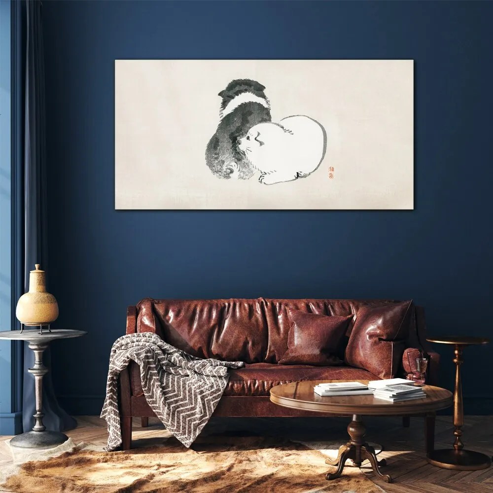 Sklenený obraz Zvieratá psy