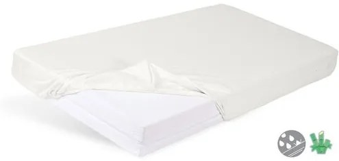 Matex Bamboo nepriepustné prestieradlo ecru, 90 x 200 cm