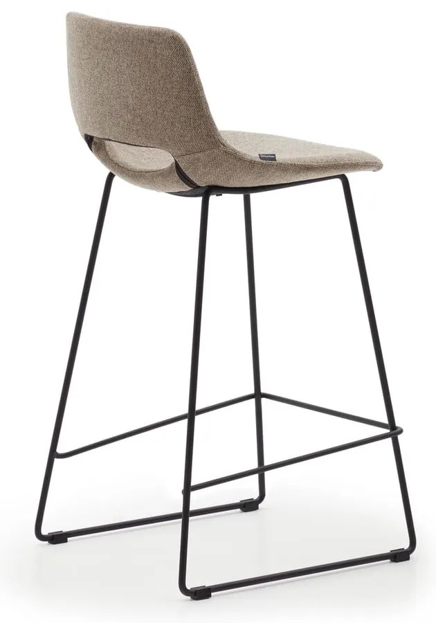 Svetlohnedá barová stolička (výška sedadla 65 cm) Zahara – Kave Home