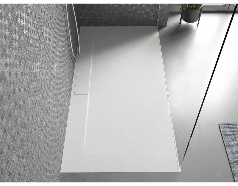 Mexen Egon, SMC obdĺžniková sprchová vanička 170 x 80 cm, biela, 4R108017