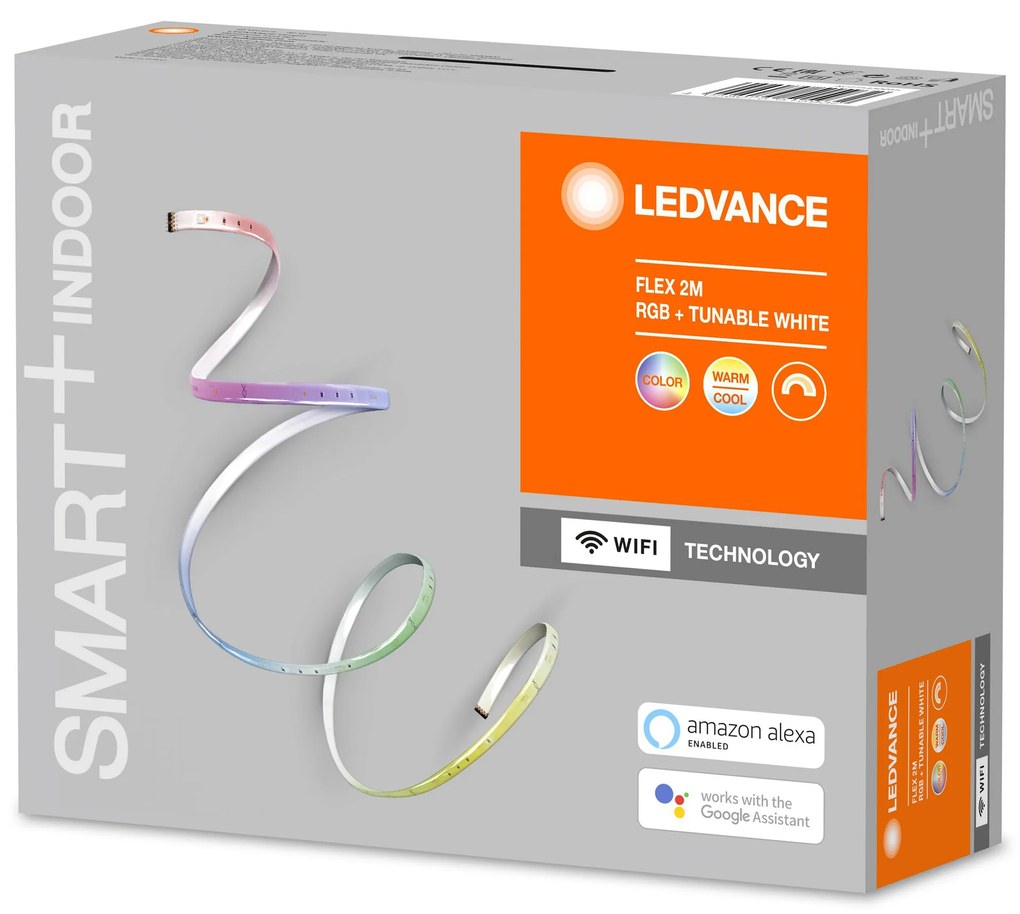 LEDVANCE Inteligentný LED pásik SMART WIFI FLEX, 3,6 W, teplá biela-studená biela, RGB, 2 m