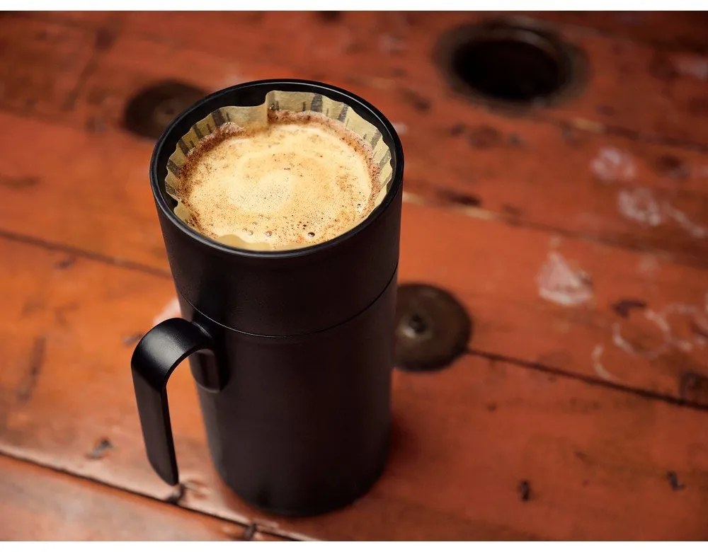 Čierna termoska 1 l Singles – Zone