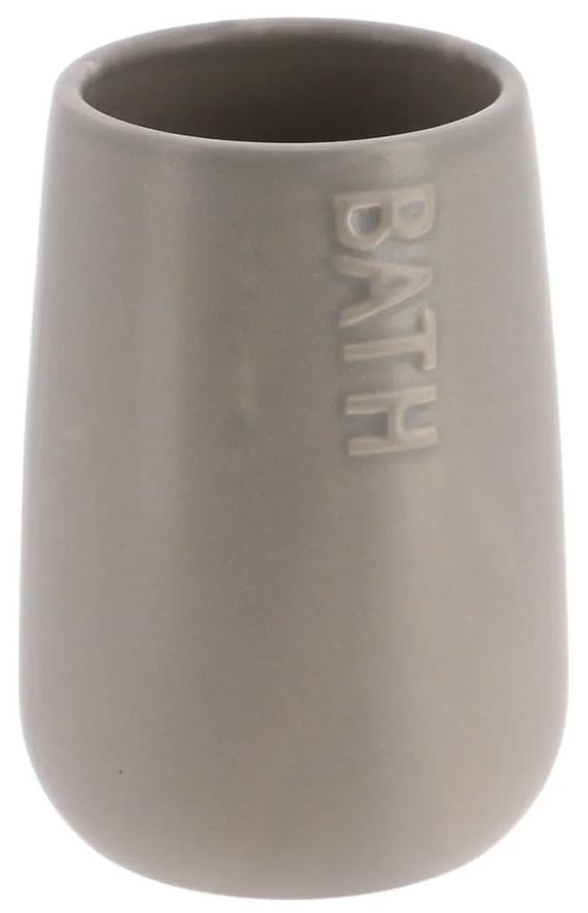 Kúpeľňový pohár Attolico, sivá, 450 ml