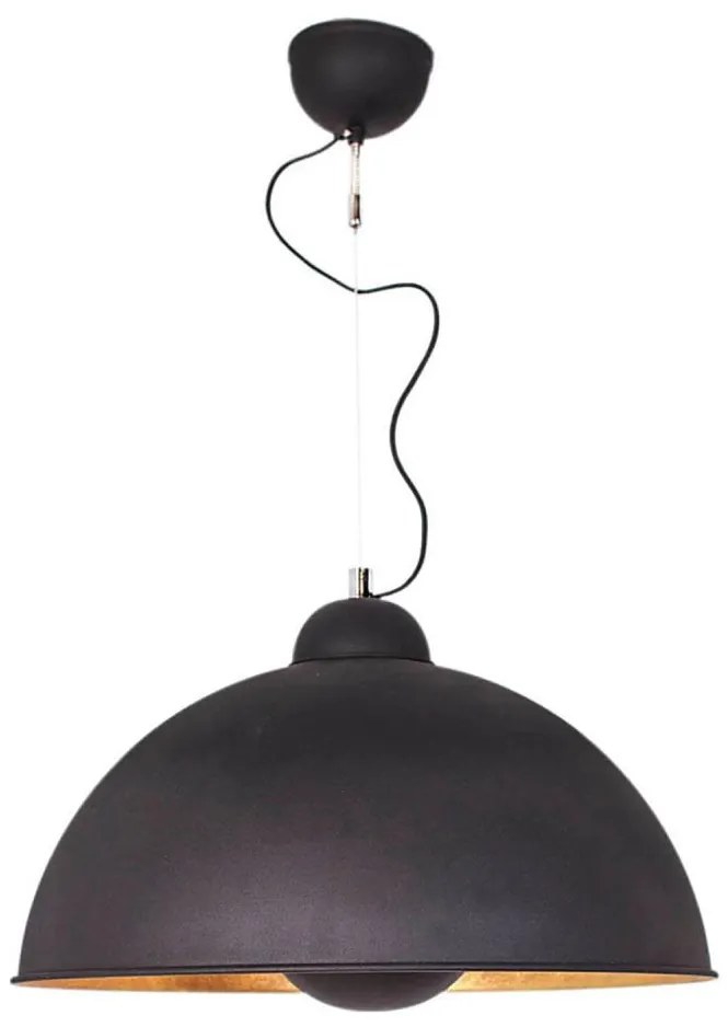 ByRydens 2822330-4000 - Závesné svietidlo CAPTAIN na lanku 1xE27/7W/230V čierne