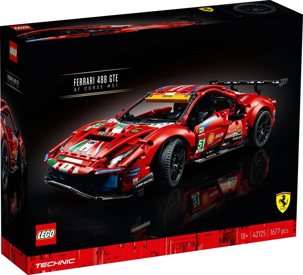 LEGO Technic 42125 Ferrari 488 GTE „AF Corse #51” 2242125