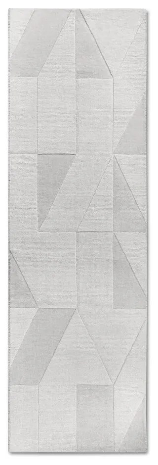 Krémovobiely ručne tkaný vlnený behúň 80x250 cm Ursule – Villeroy&Boch