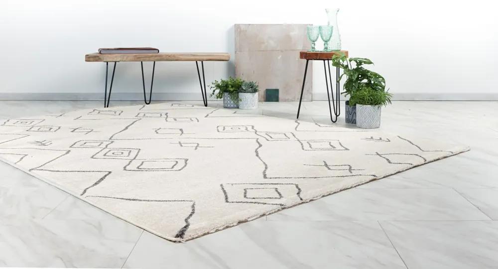 Lalee Kusový koberec Agadir 503 Ivory Rozmer koberca: 200 x 290 cm