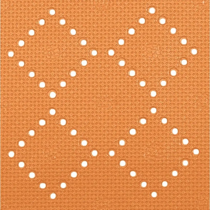 Spirella Protišmyková podložka do vane ALASKA, oranžová, 91 x 36 cm